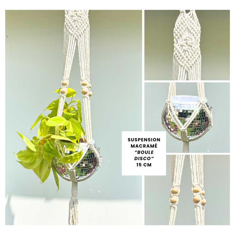 Suspension macramé