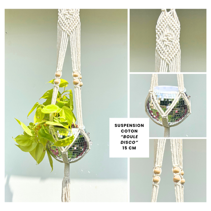 Suspension en coton